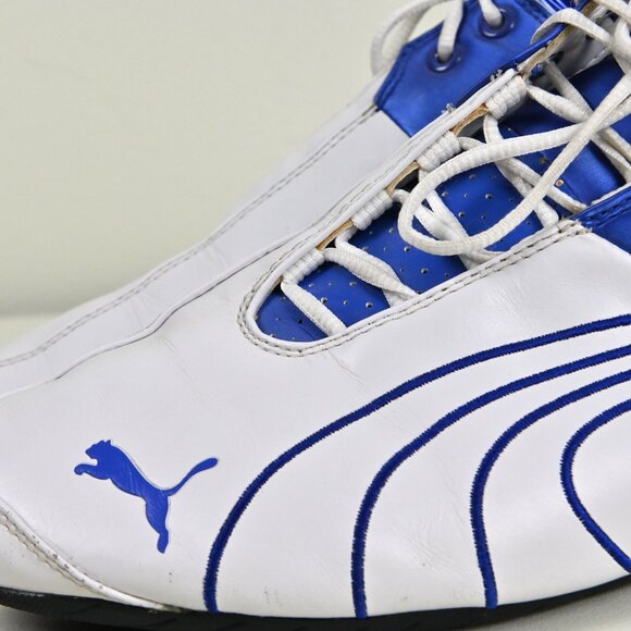 Vintage Y2K Puma Speedcat Leather Athleisure Streetwear White Sneakers US12 US11 - Picture 13 of 16